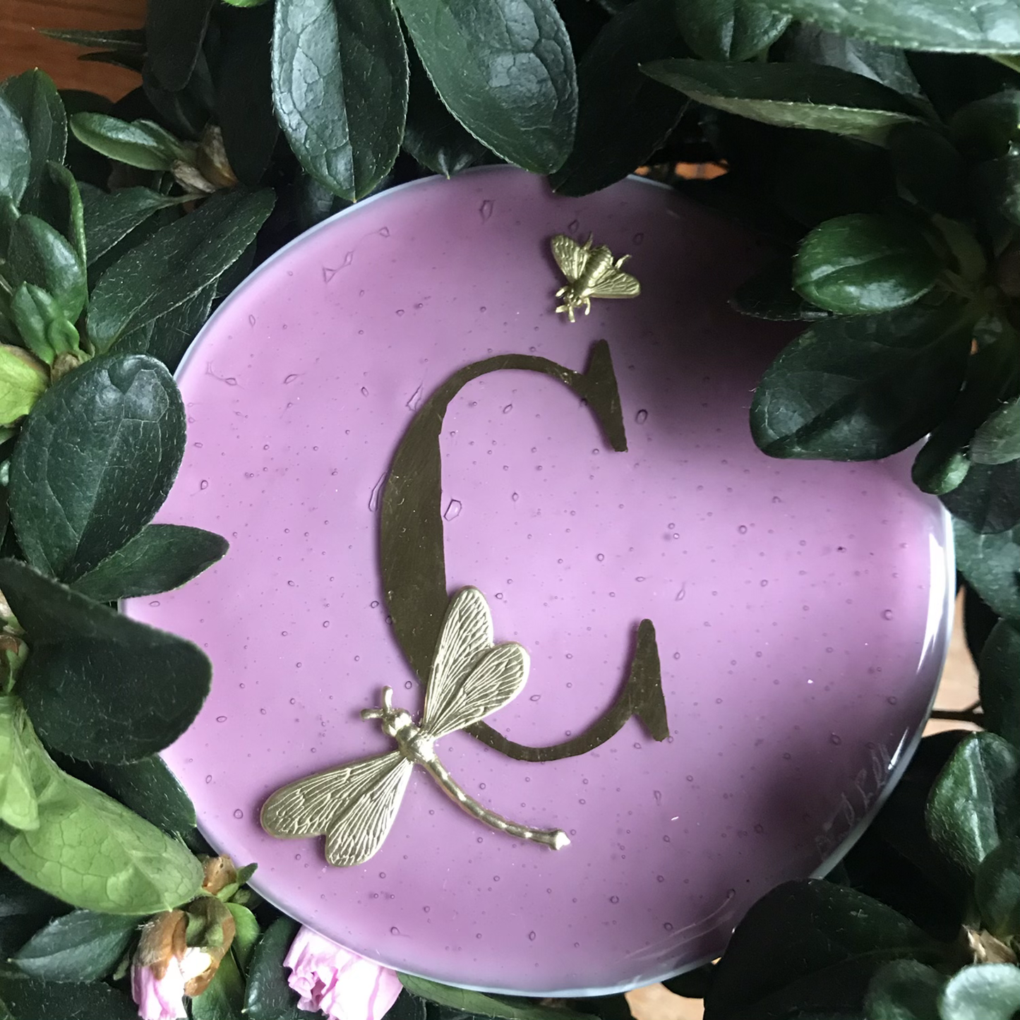 Piatti cm 13 Murano personalizzabile con applicazioni Daniela Poletti