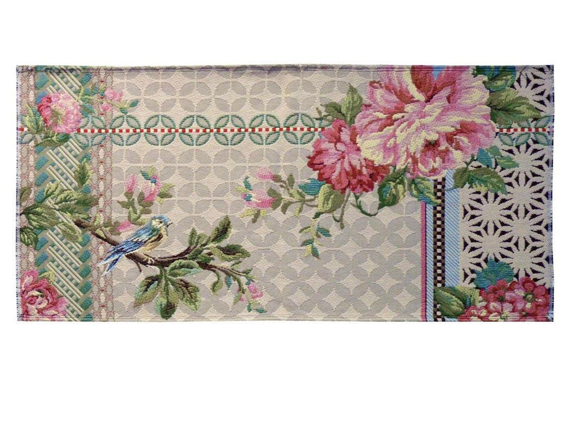 Tapis fleuri 70 x 140