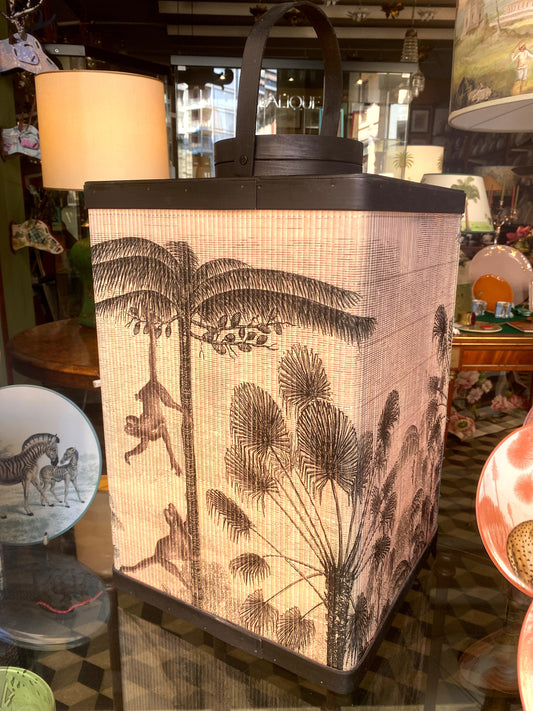 Lanterne Tao en bambou et bois