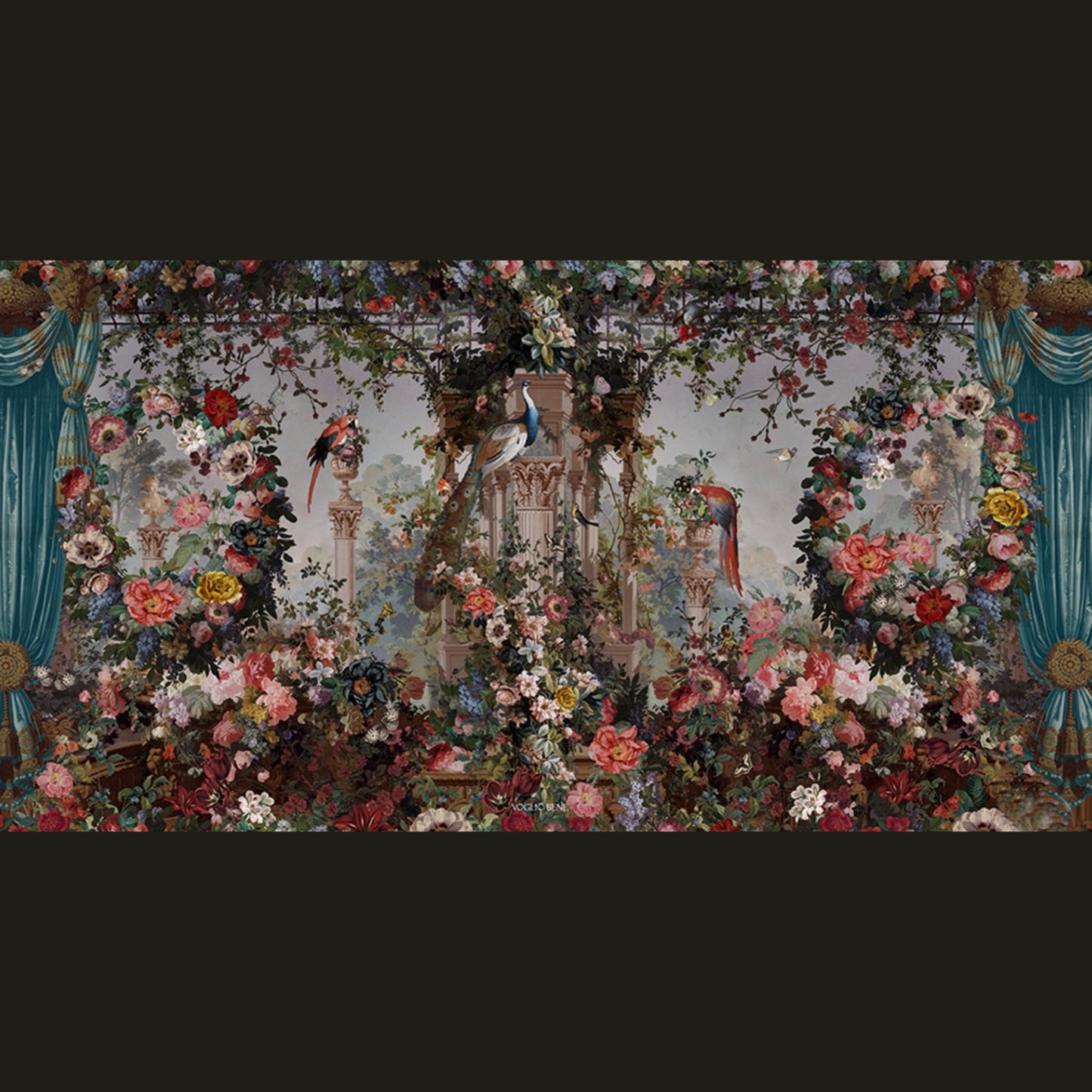 Panneau Vobene en velours Paradise