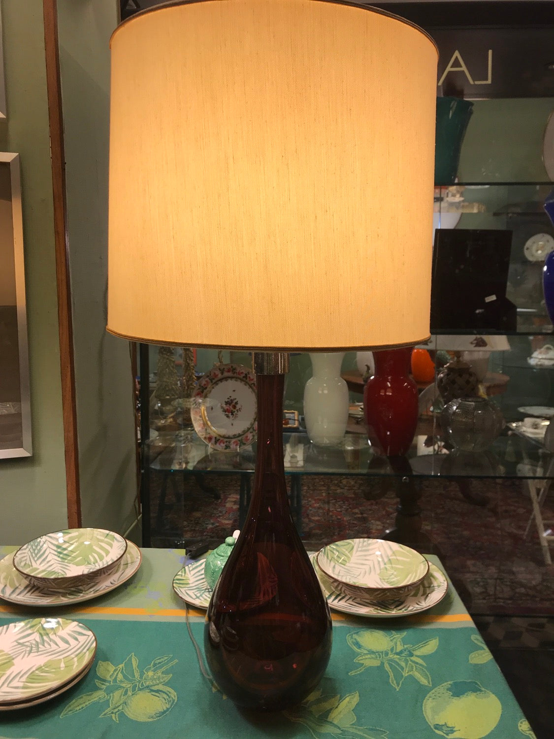 Lampe Murano h 81 cm diamètre 38