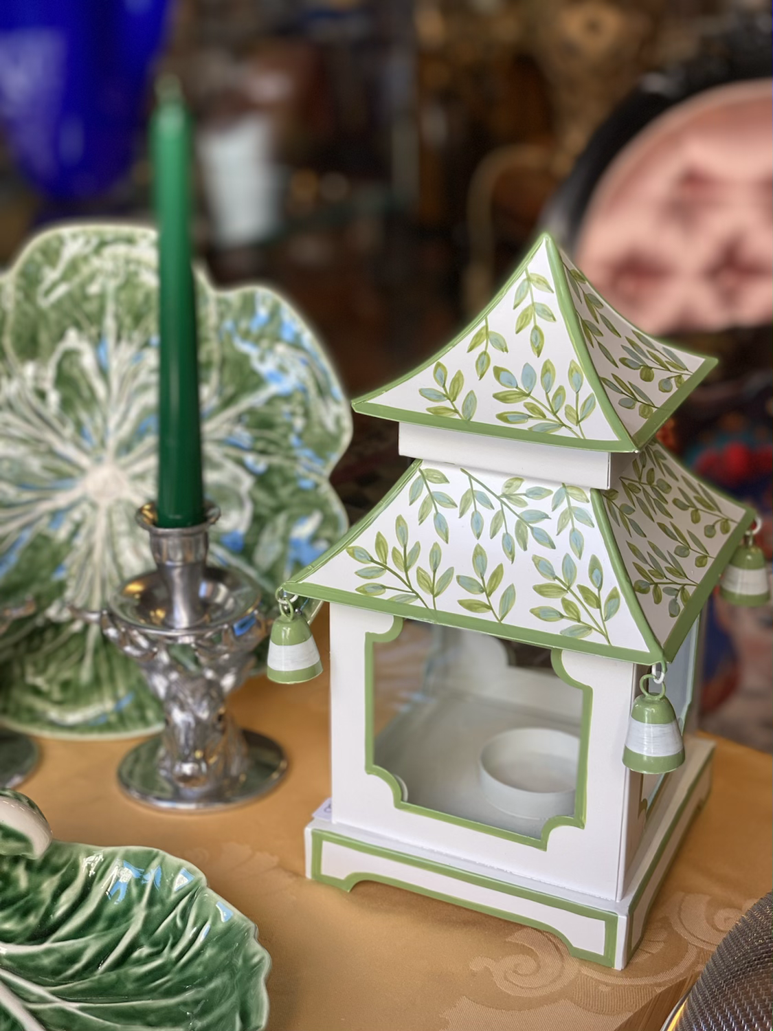 Pagoda candle holder