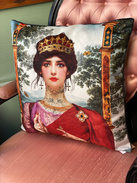 Coussin en velours Espoir avec intérieur