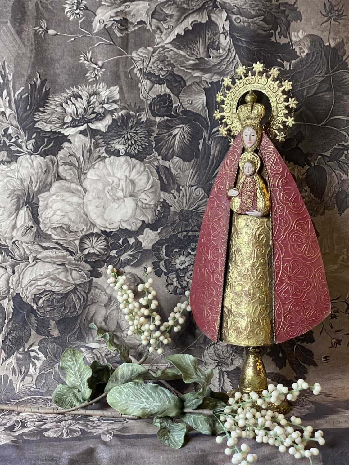 (Copia) Madonna in latta decorata