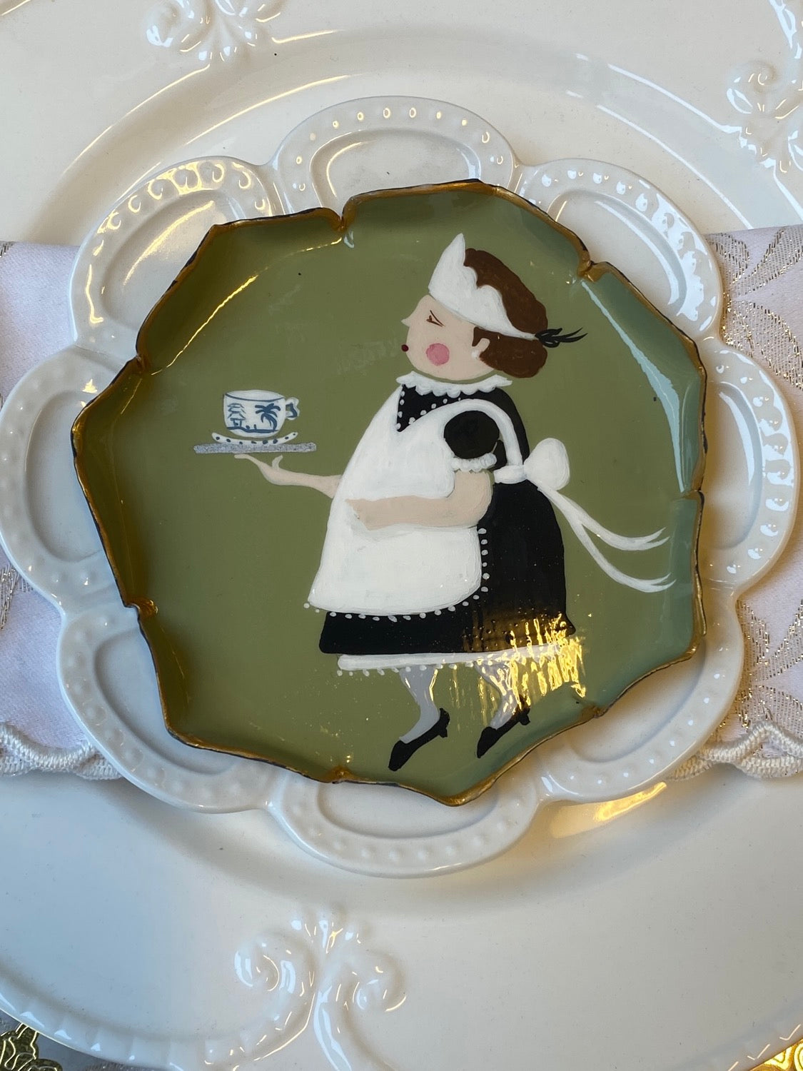 Piattino pane chateau realizzato su commissione