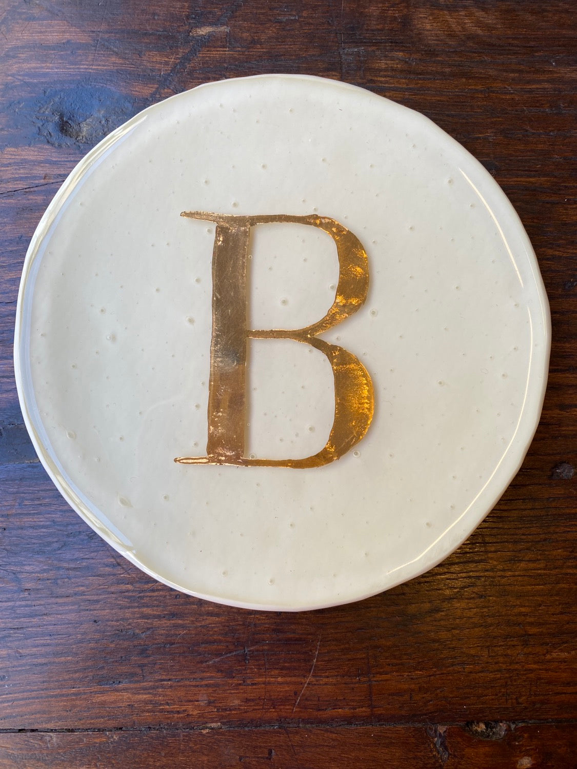 Piatto in vetrofuso Daniela Poletti ordinabile