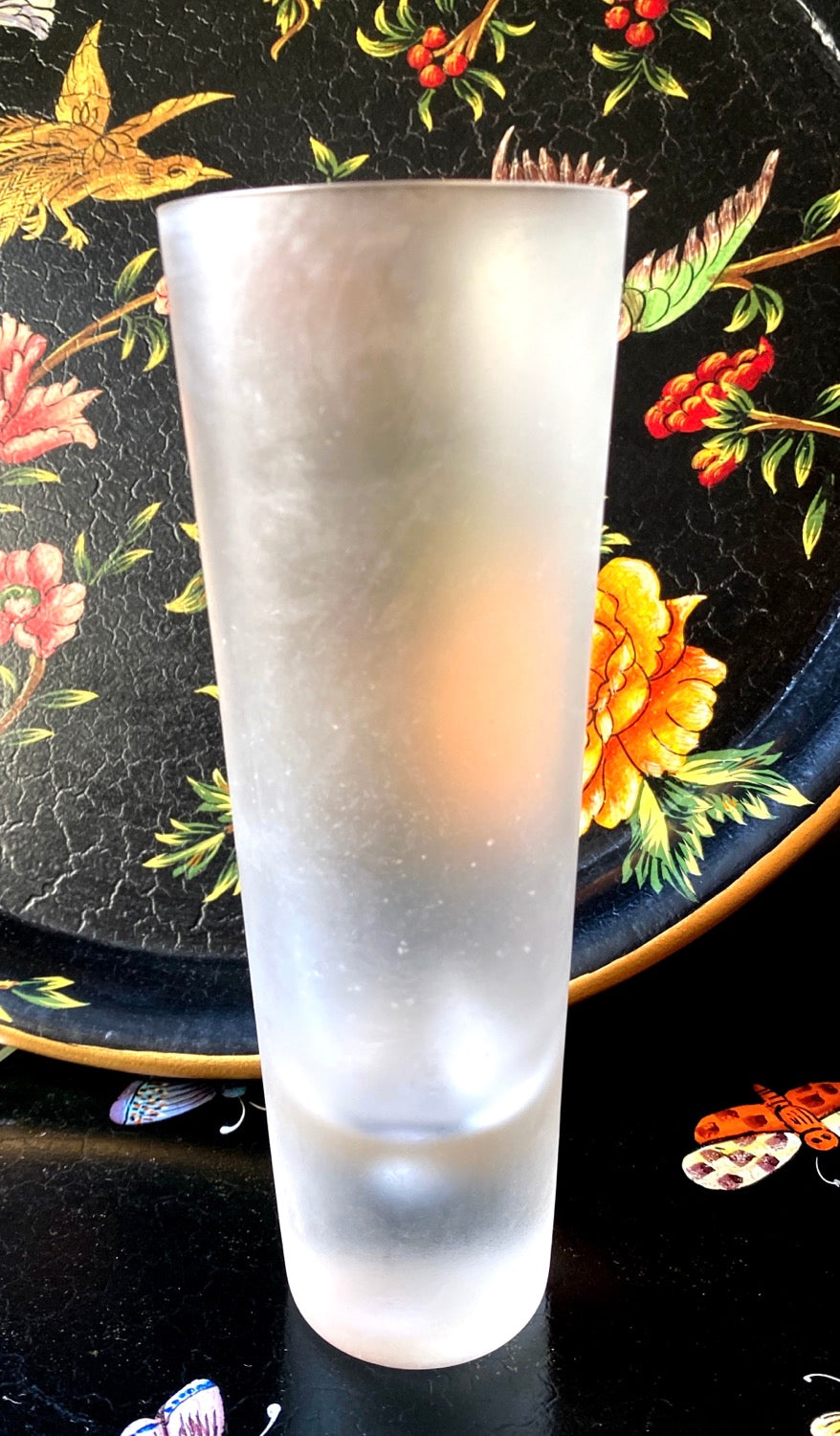 Satin drink glass