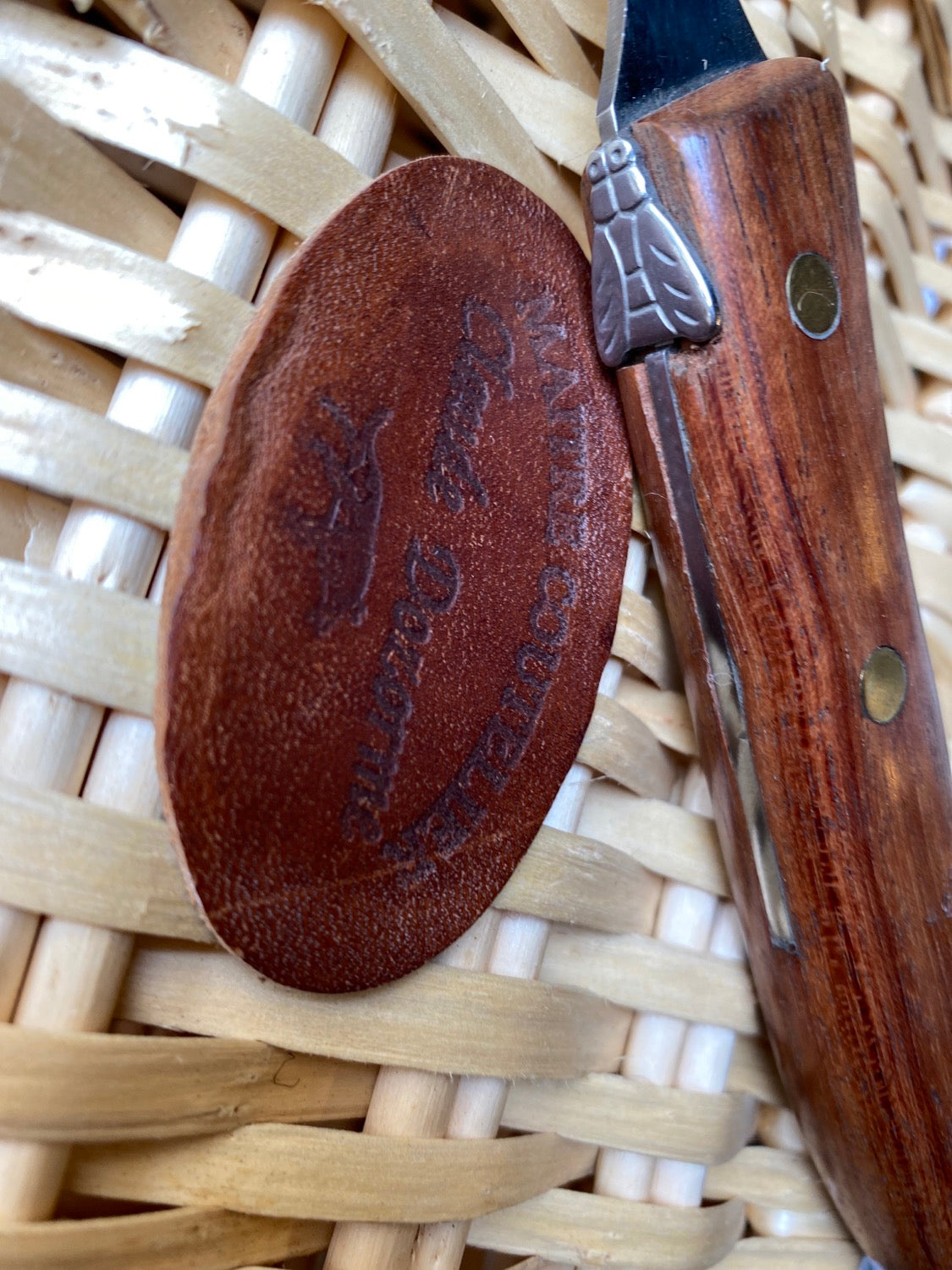 Set of 6 forks with basket Claude Dozorme Laguiole