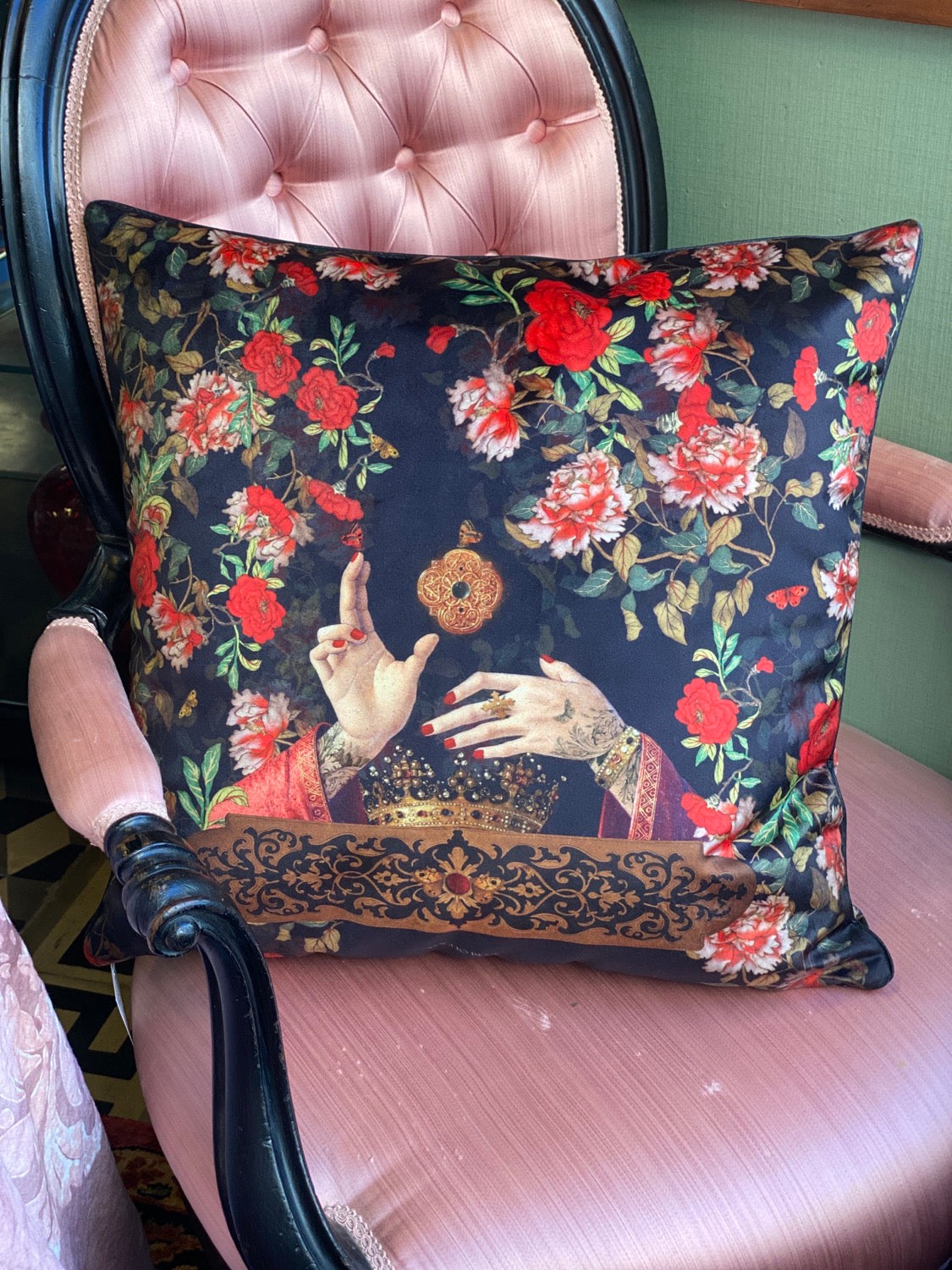 Coussin en velours Messine 50 x 50