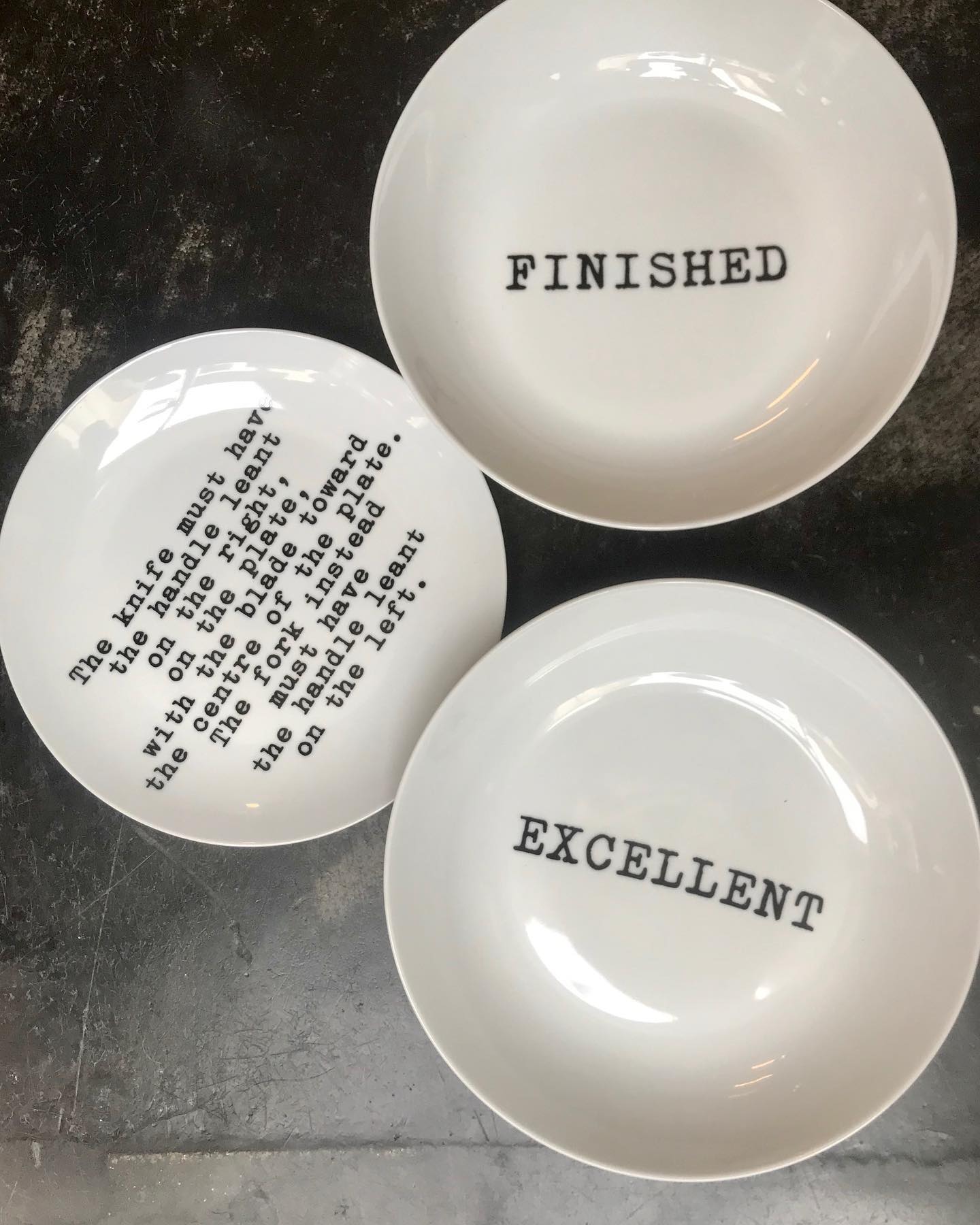 Servizio tavola " Galateo per 6 persone