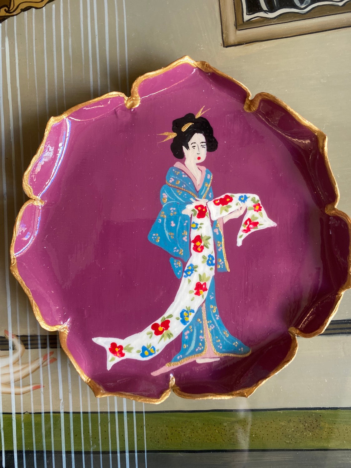 Piattino pane geisha realizzato su commissione