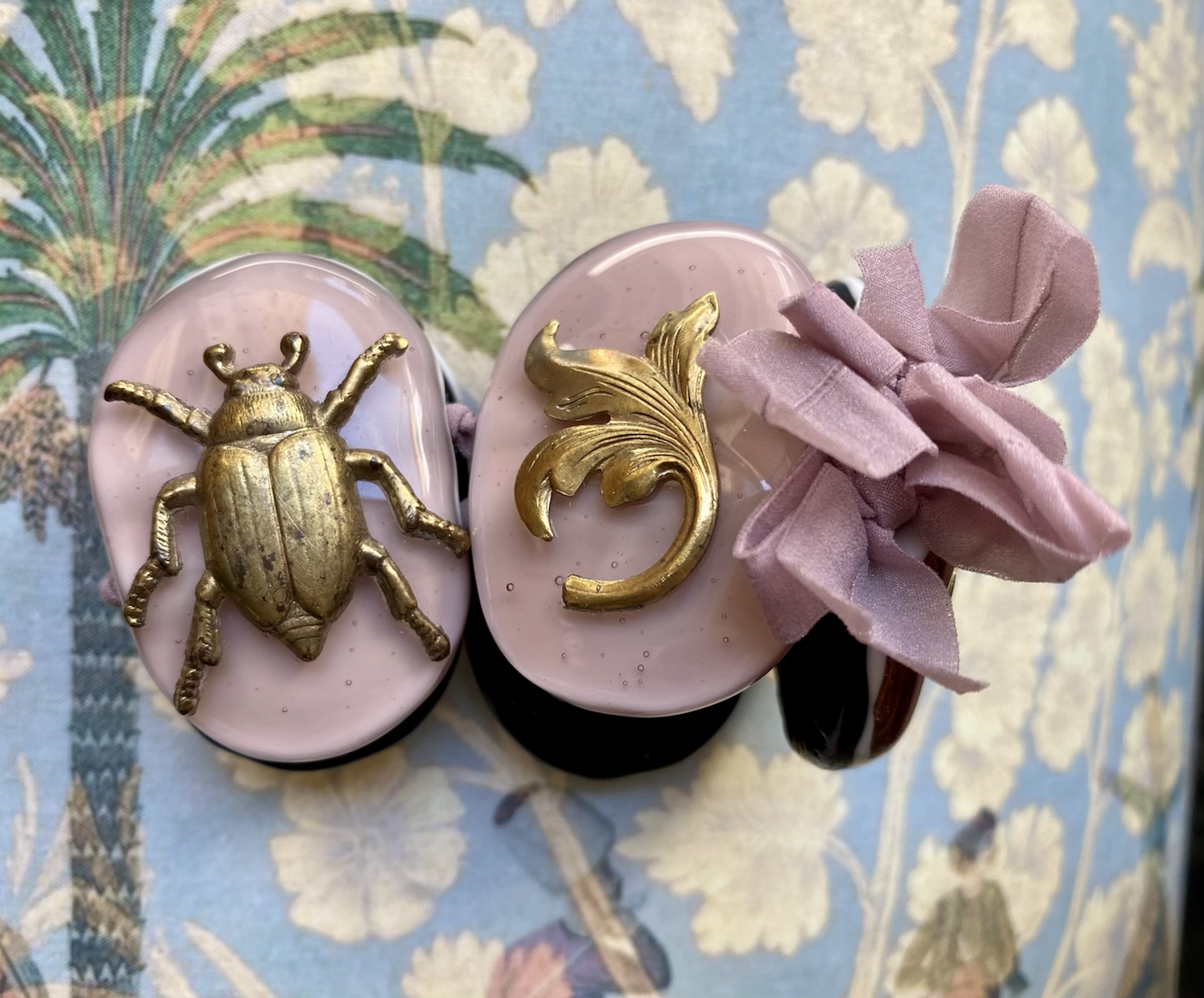 Bracelet ovale en verre de Murano Daniela Poletti disponible sur commande