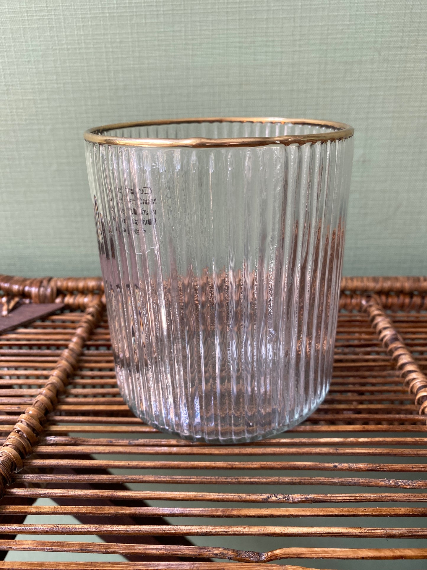 Verre à bougie chauffe-plat