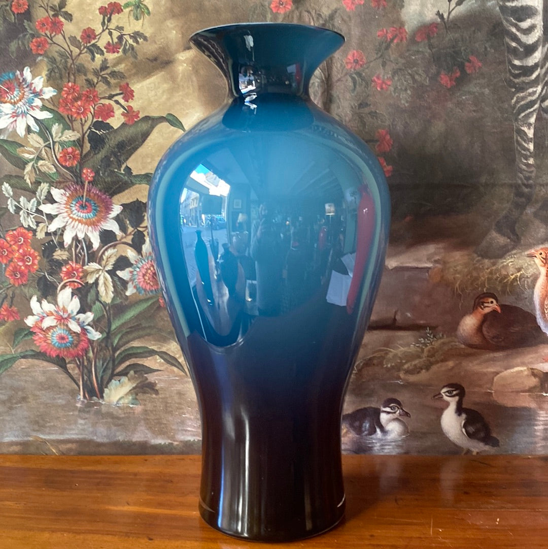 Vaso Aurora blu cm 42