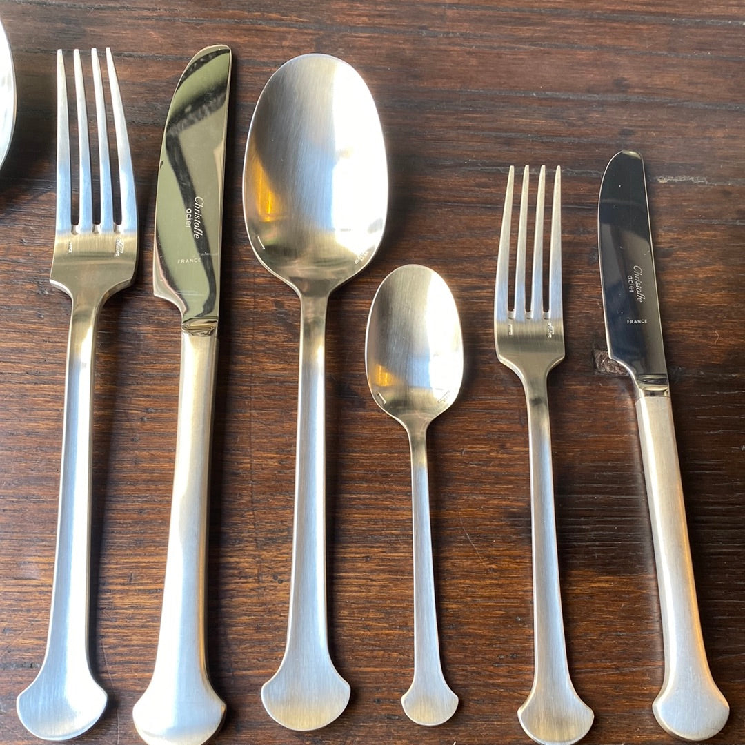 Ménagère en acier Christofle Sigma pour 12 personnes