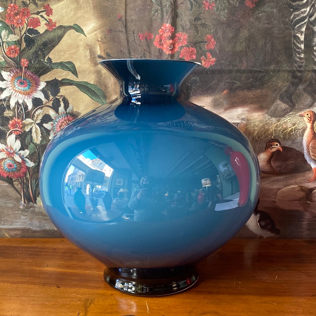 Vaso Aurora blu cm 30