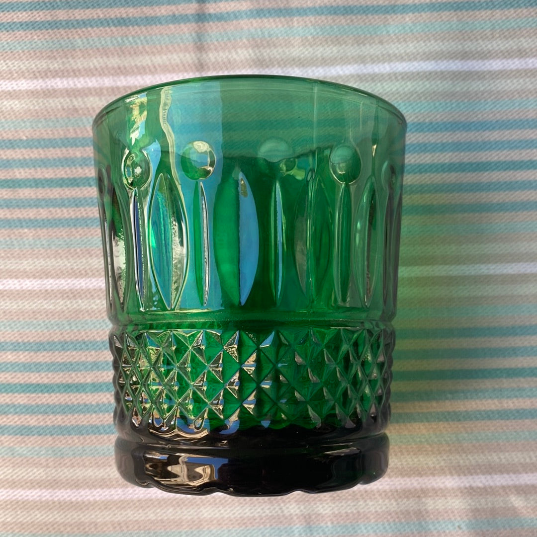 Coffret de 6 verres Barocco verts