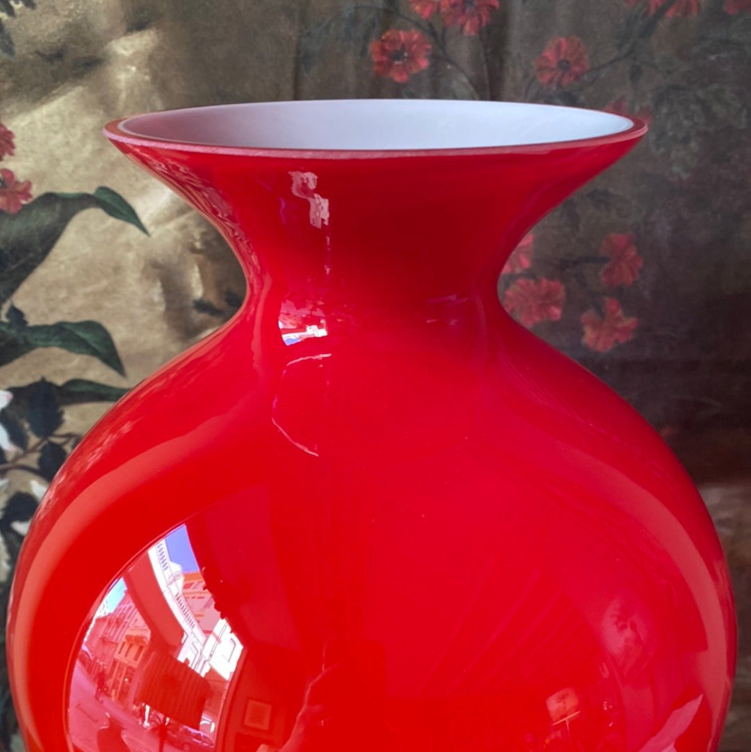 Vaso Aurora rosso cm 42