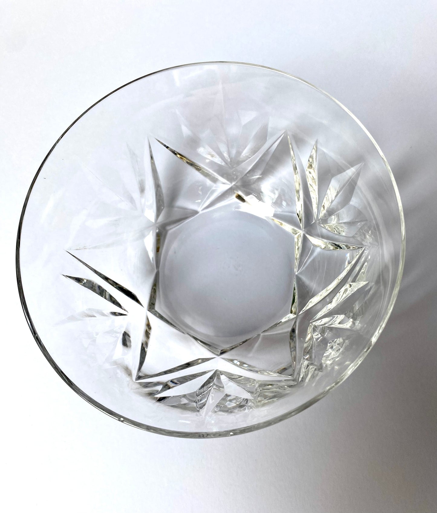 Suite de 2 coupes à fruits en cristal de Saint Louis, modèle Monaco