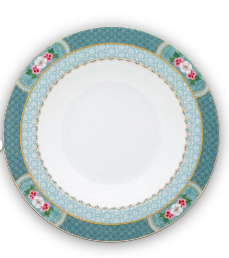 Set 2 Piatti fondi Pip Studio blushing Birds blu Ø 21 cm