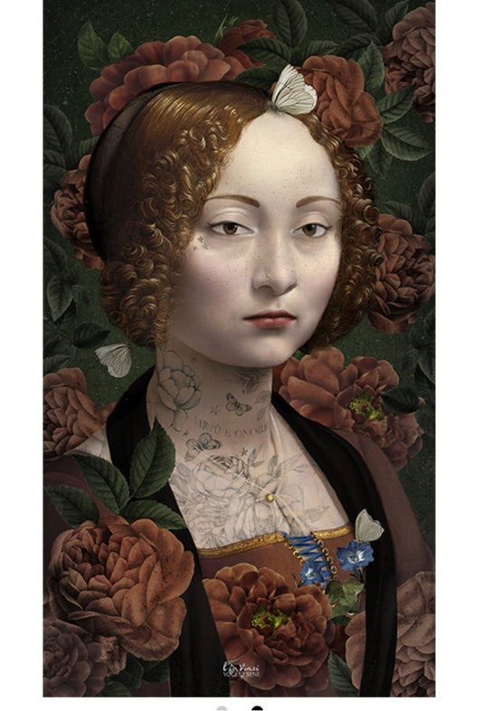 Vobene panel in Ginevra velvet