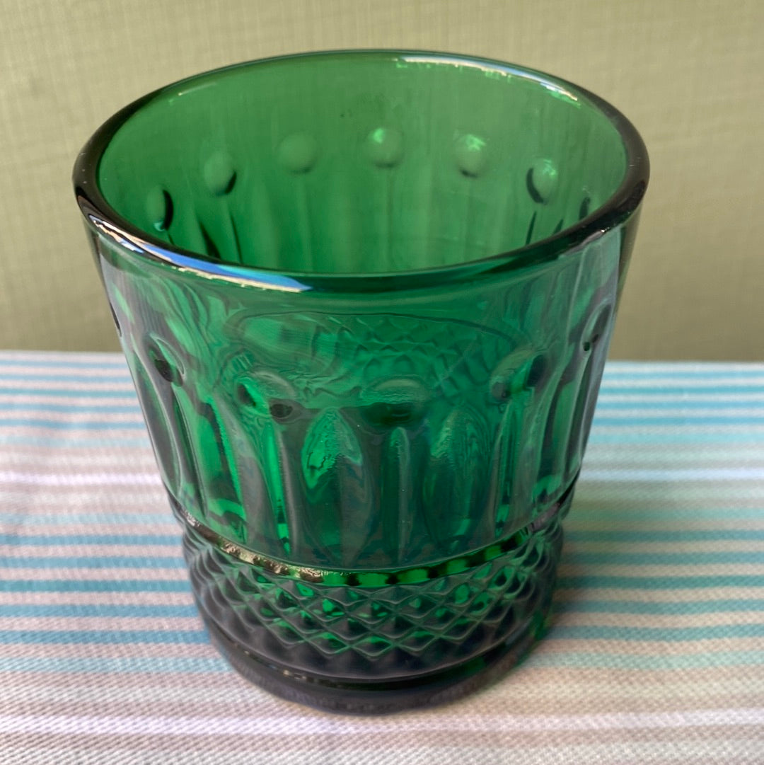 Coffret de 6 verres Barocco verts