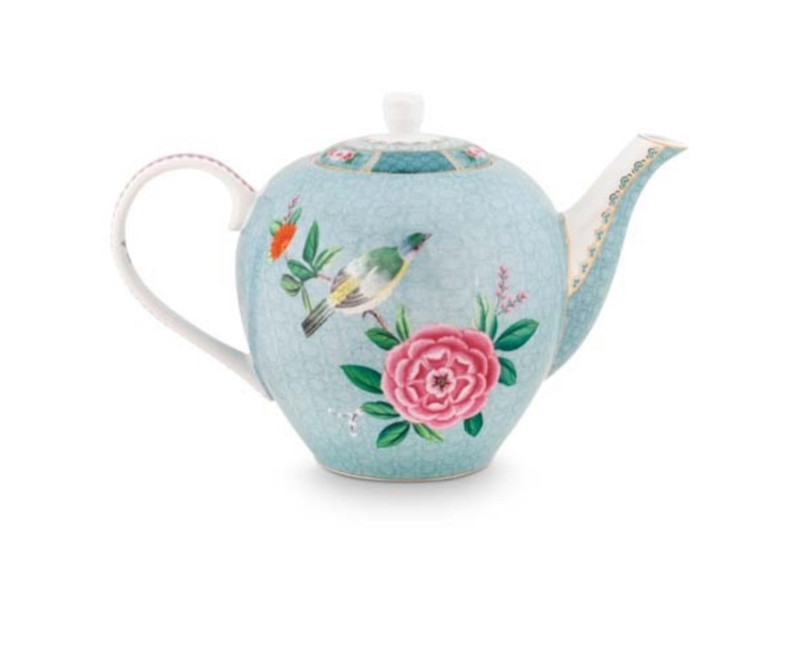 Teiera Pip Studio Blushing birds azzurro 1,6 litri