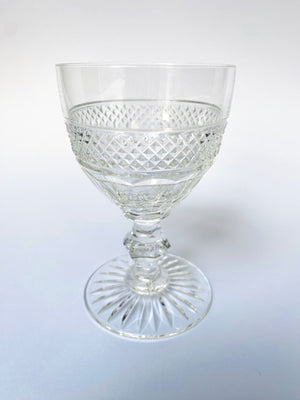 Bicchiere vino in cristallo modello Trianon Saint Louis, set di due
