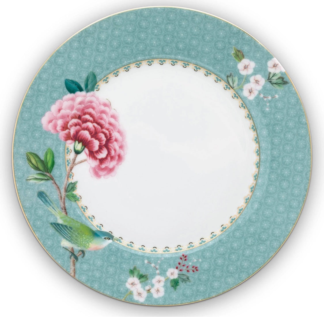 Piatto frutta Blushing birds cm 21