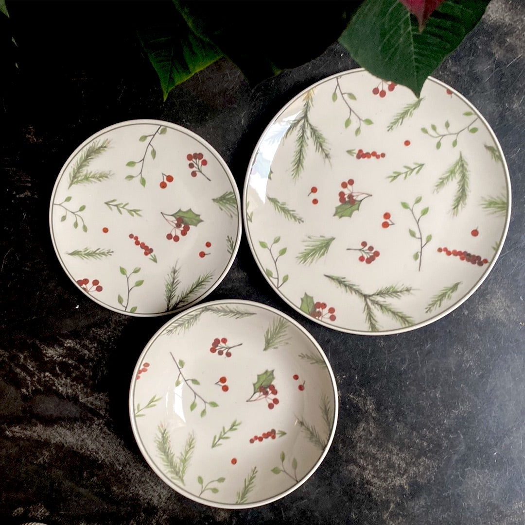 Servizio tavola agrifoglio per 6 persone