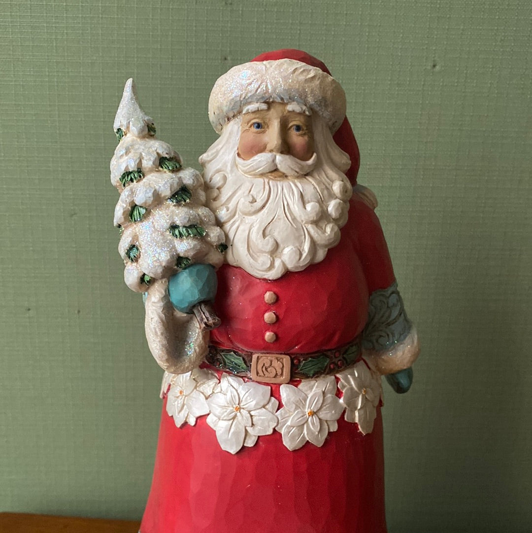 Père Noël Jim Shore avec Pino