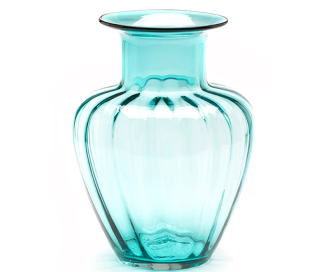 Grand vase Capri turquoise