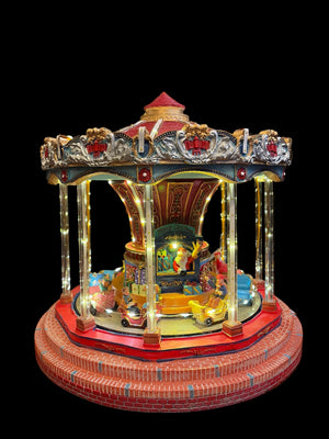 Giostra  carillon con cavalli luce e musica