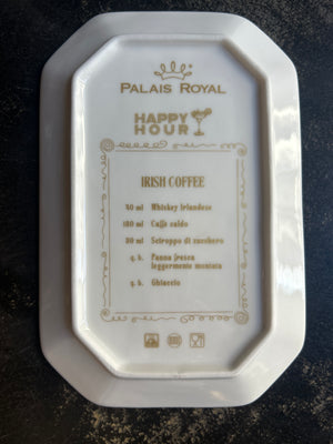Vuotatasche portasalatini Lettera I Irish coffee