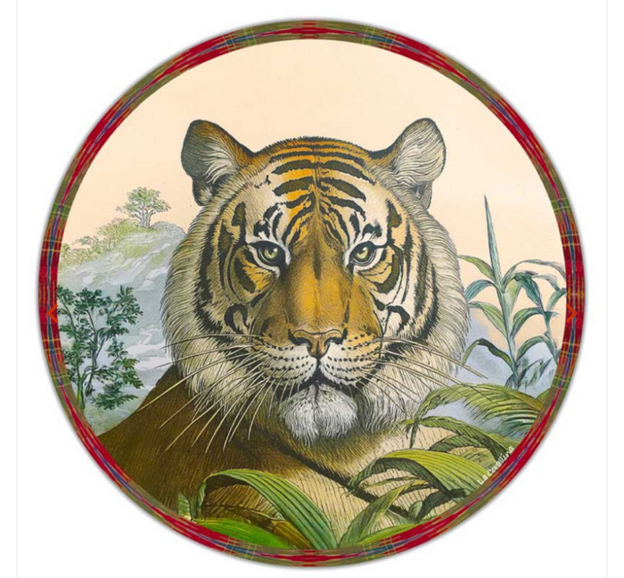 Sottopiatto Felini giungla tigre cm 34