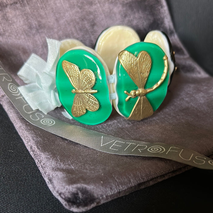 Bracciale ovale charms h 5 cm Emerald Daniela Poletti ordinabile