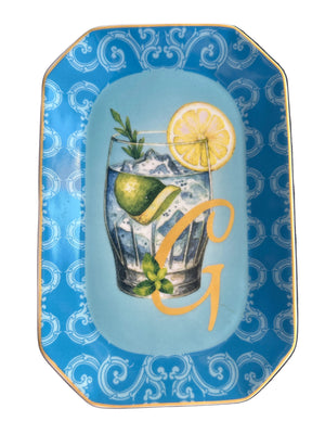 Vuotatasche portasalatini lettera G Gin tonic