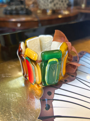 Bracciale Vetrofuso Daniela Poletti multicolor
