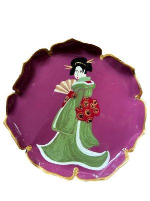 Soucoupe à pain ou boîte à bijoux geisha
