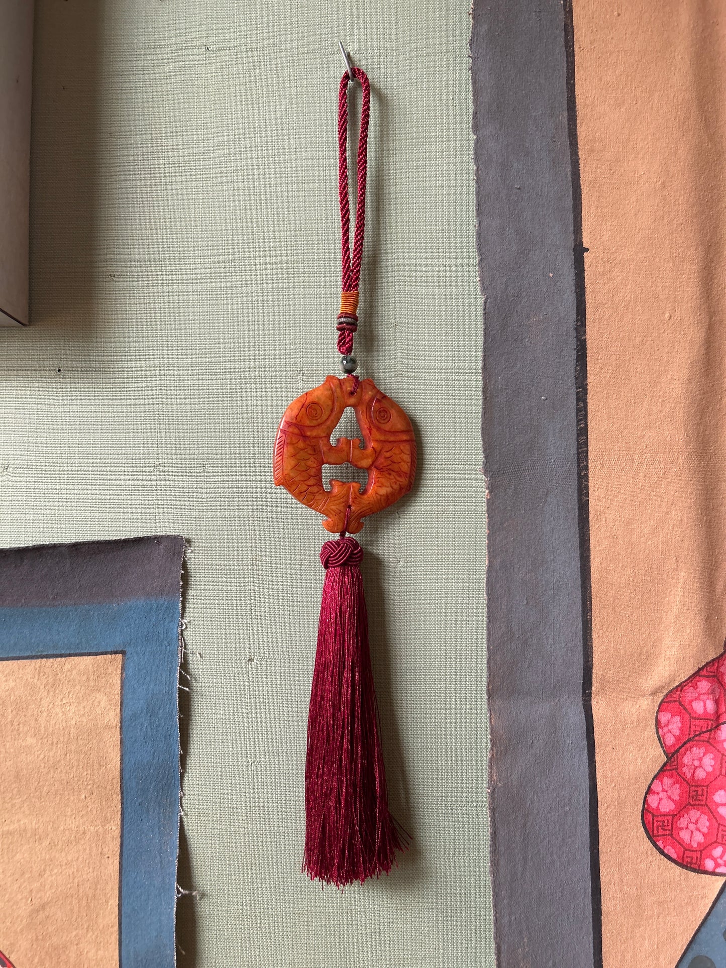 Nappina Feng shui pesci arancio