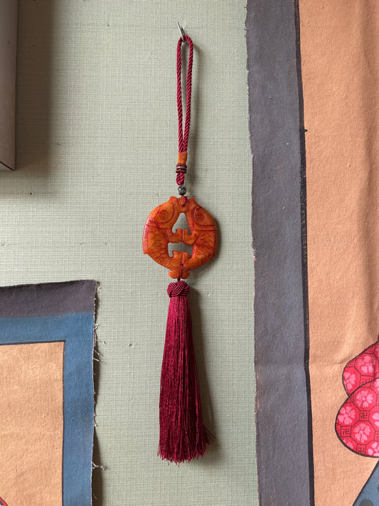 Nappina Feng shui pesci arancio