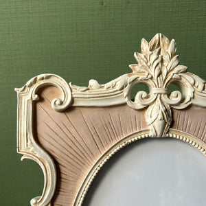 Cornice portafoto rosa righe