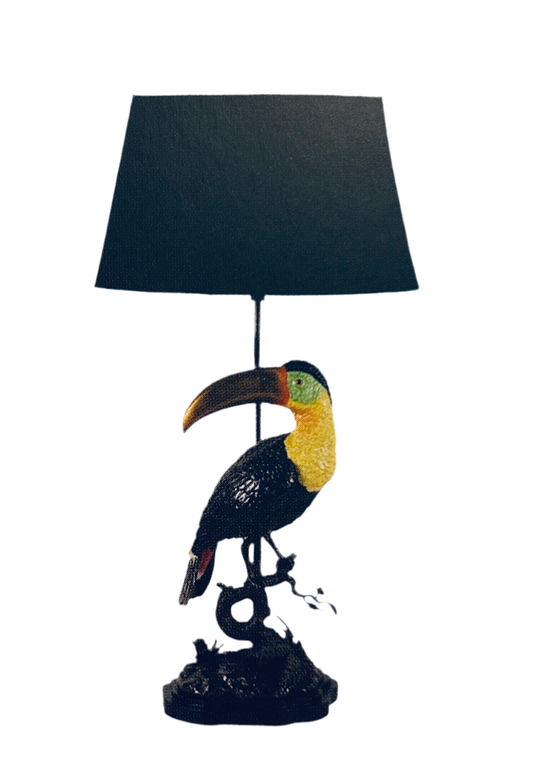 Lampada tucano porcellana sinistra