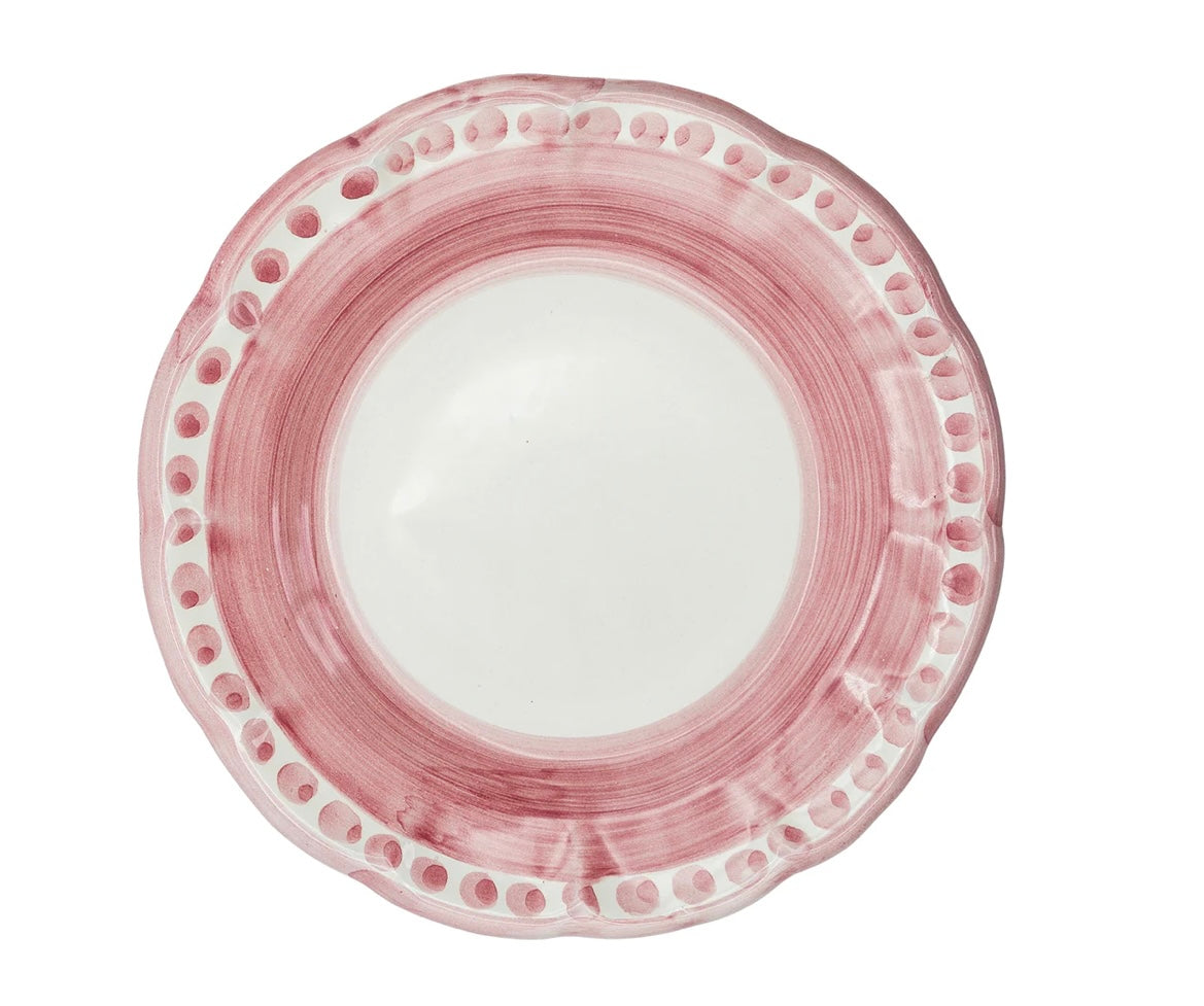 Piatto frutta I Colorati rosa Wftb