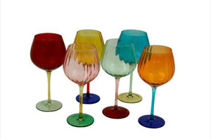 Set sei calici Rainbow