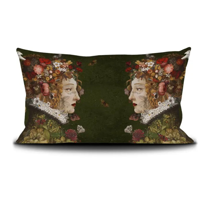 Cuscino Flora rettangolare 40 x 65 Vogliobene art