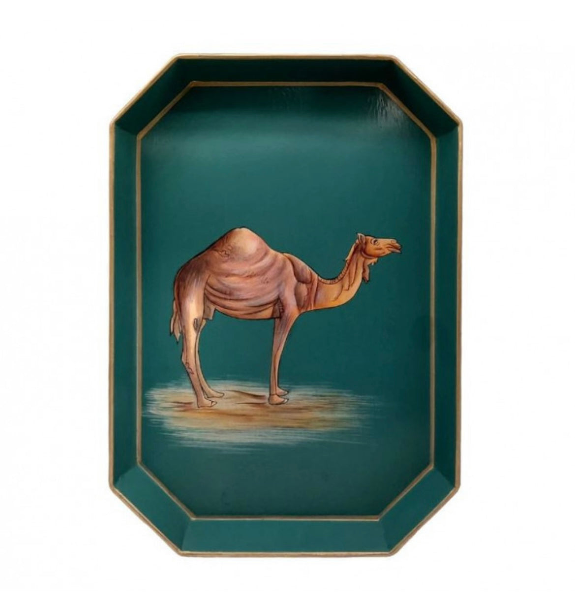Vassoio in metallo Les Ottomans cammello