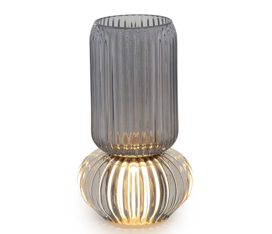 Vaso color Fumo luci e led