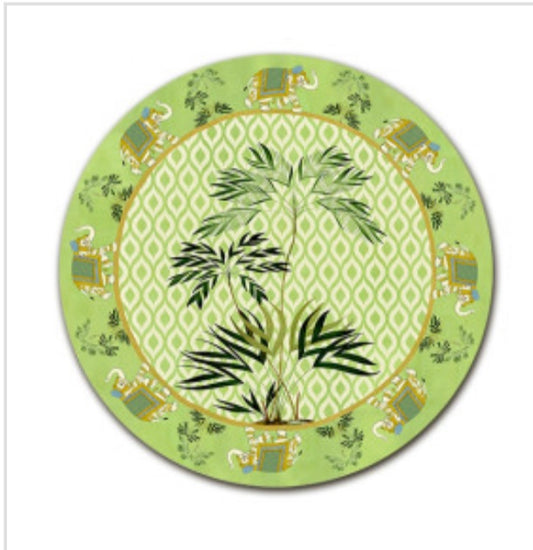 Sottopiatto Ceylon verde cm 34