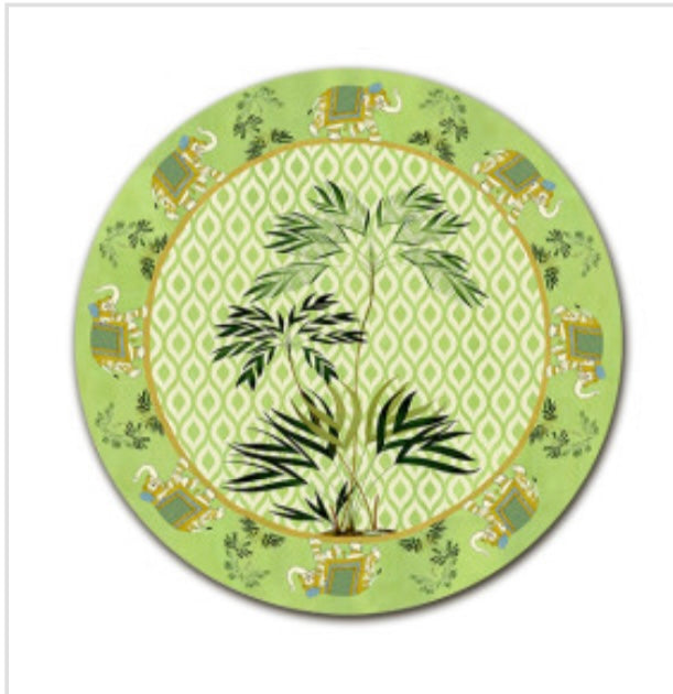 Sottopiatto Ceylon verde cm 34